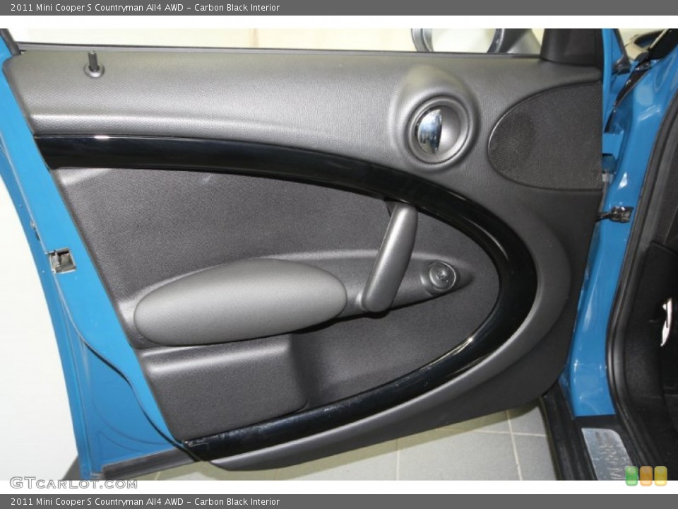 Carbon Black Interior Door Panel for the 2011 Mini Cooper S Countryman All4 AWD #61843404