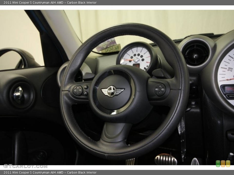 Carbon Black Interior Steering Wheel for the 2011 Mini Cooper S Countryman All4 AWD #61843524