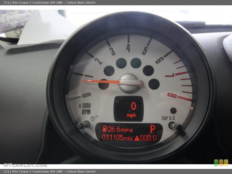 Carbon Black Interior Gauges for the 2011 Mini Cooper S Countryman All4 AWD #61843632