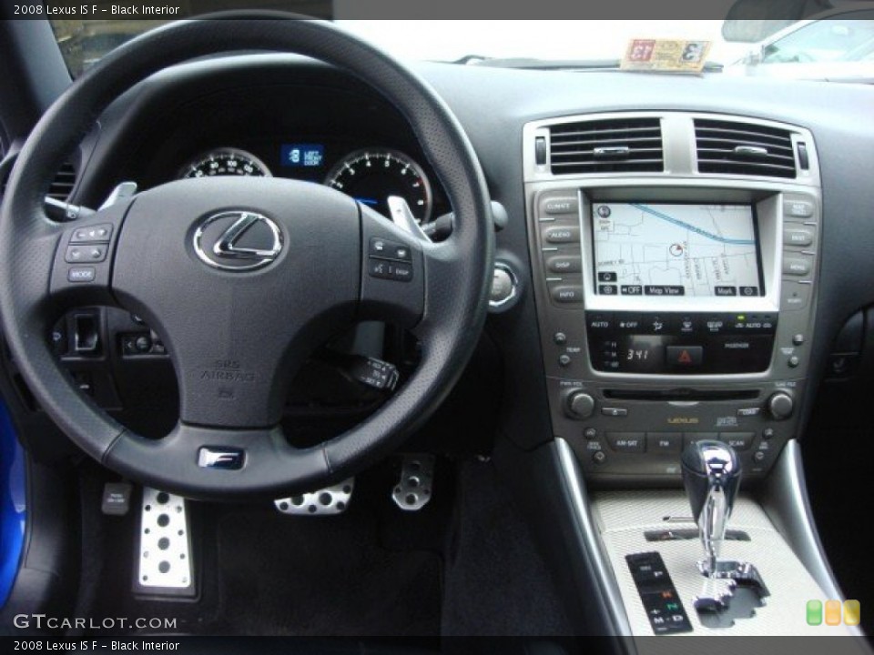 Black Interior Dashboard for the 2008 Lexus IS F #61845474