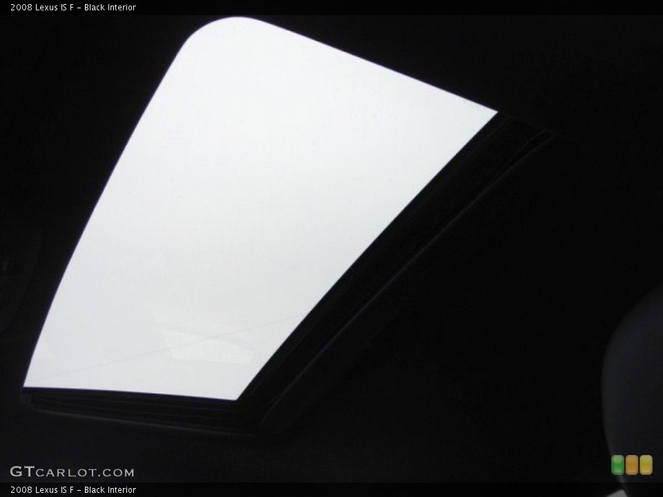 Black Interior Sunroof for the 2008 Lexus IS F #61845484