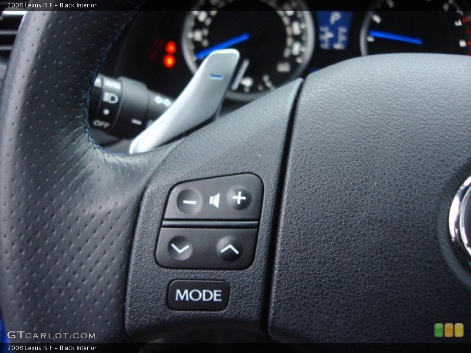 Black Interior Controls for the 2008 Lexus IS F #61845574