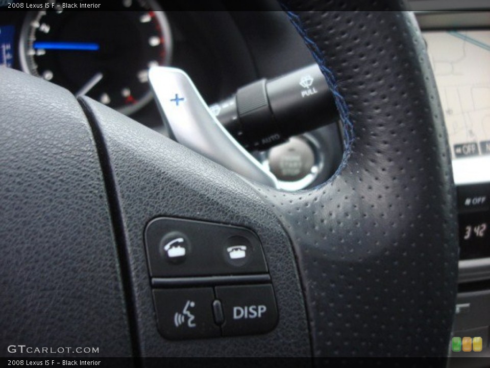 Black Interior Controls for the 2008 Lexus IS F #61845585