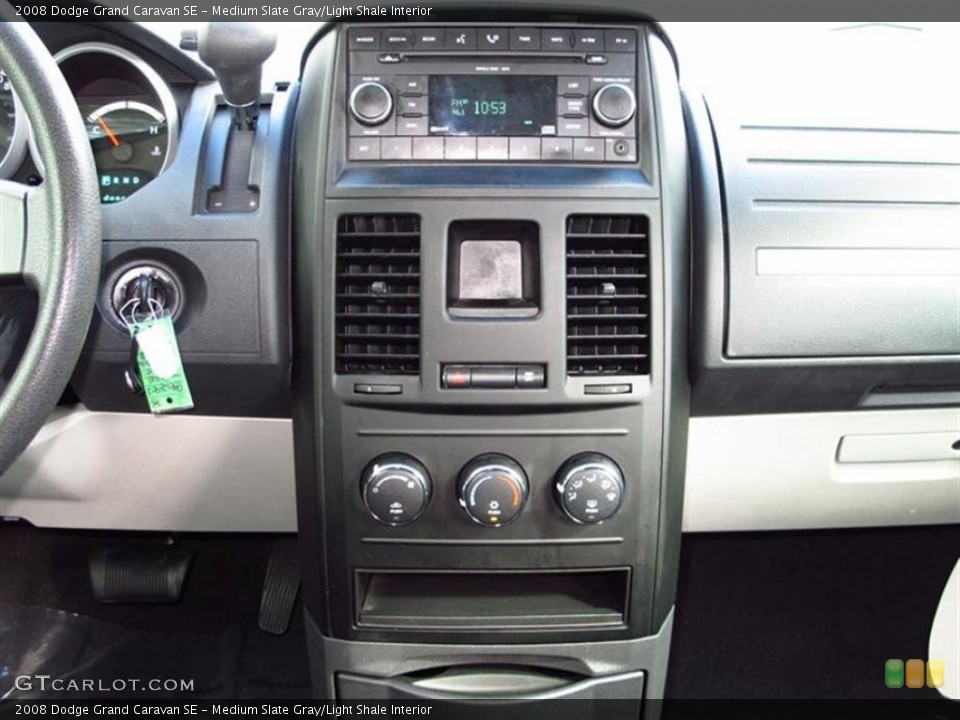 Medium Slate Gray/Light Shale Interior Controls for the 2008 Dodge Grand Caravan SE #61846275