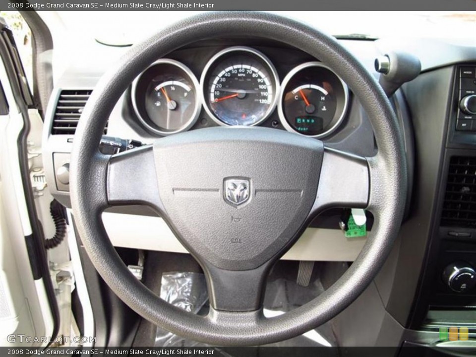 Medium Slate Gray/Light Shale Interior Steering Wheel for the 2008 Dodge Grand Caravan SE #61846320