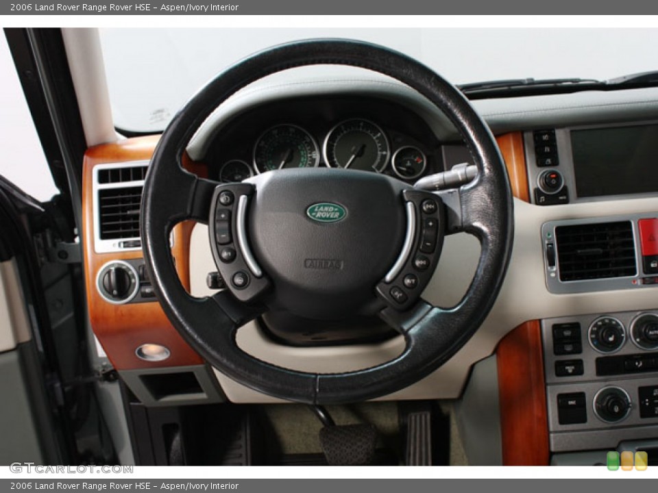 Aspen/Ivory Interior Steering Wheel for the 2006 Land Rover Range Rover HSE #61846671