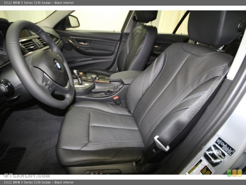Black Interior Photo for the 2012 BMW 3 Series 328i Sedan #61846722