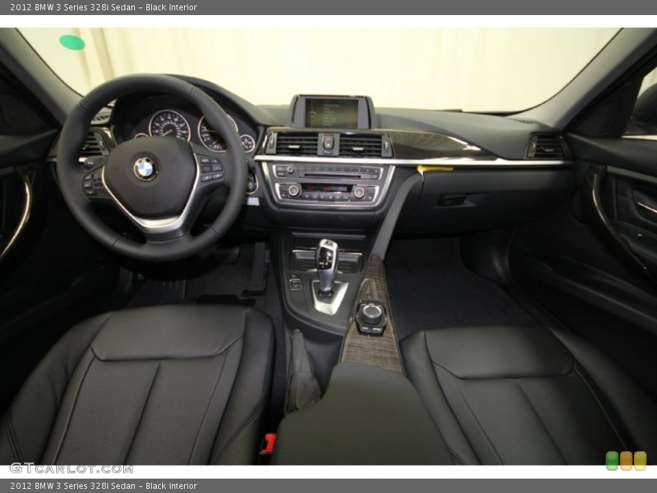 Black Interior Dashboard for the 2012 BMW 3 Series 328i Sedan #61846731