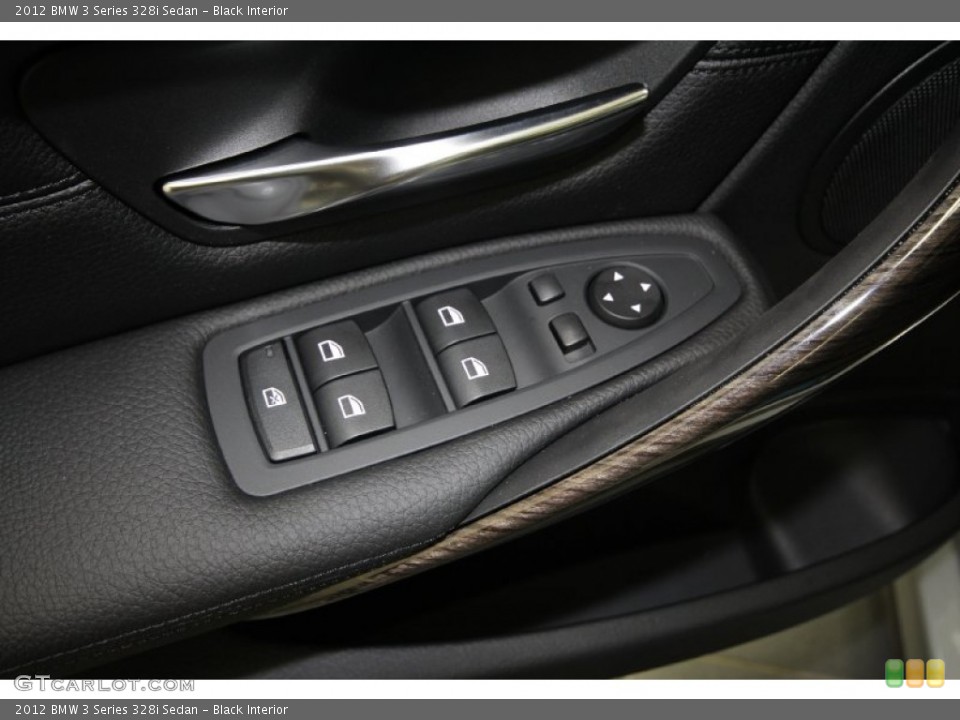 Black Interior Controls for the 2012 BMW 3 Series 328i Sedan #61846815