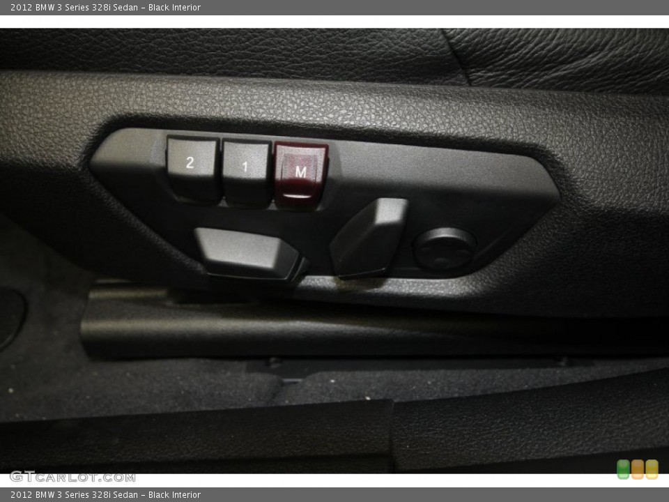 Black Interior Controls for the 2012 BMW 3 Series 328i Sedan #61846824