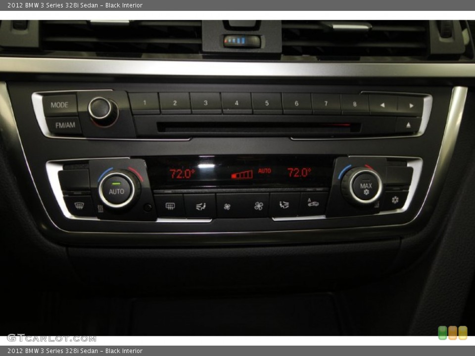 Black Interior Controls for the 2012 BMW 3 Series 328i Sedan #61846842