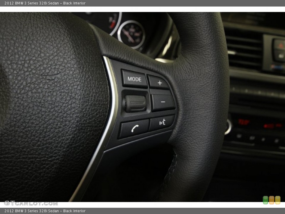 Black Interior Controls for the 2012 BMW 3 Series 328i Sedan #61846884