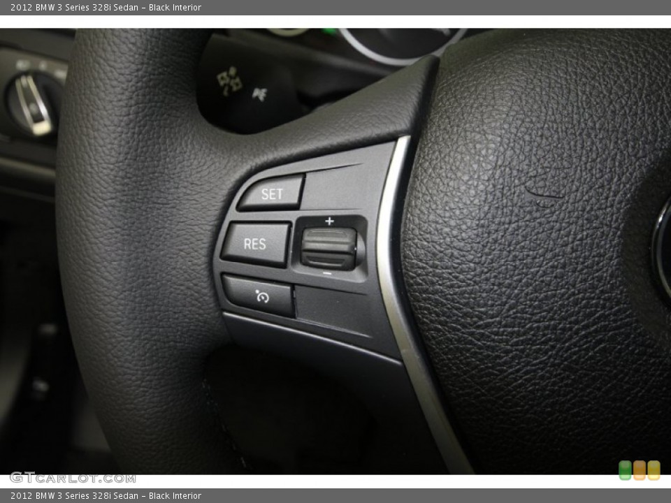 Black Interior Controls for the 2012 BMW 3 Series 328i Sedan #61846893