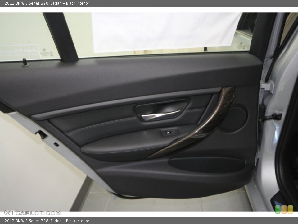 Black Interior Door Panel for the 2012 BMW 3 Series 328i Sedan #61846908