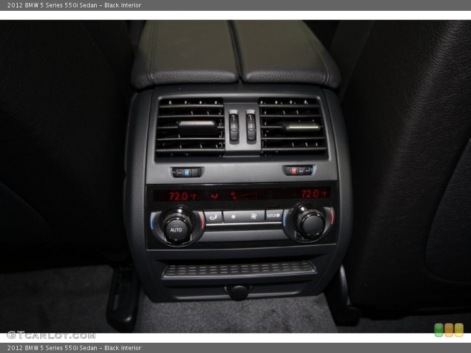 Black Interior Controls for the 2012 BMW 5 Series 550i Sedan #61847445
