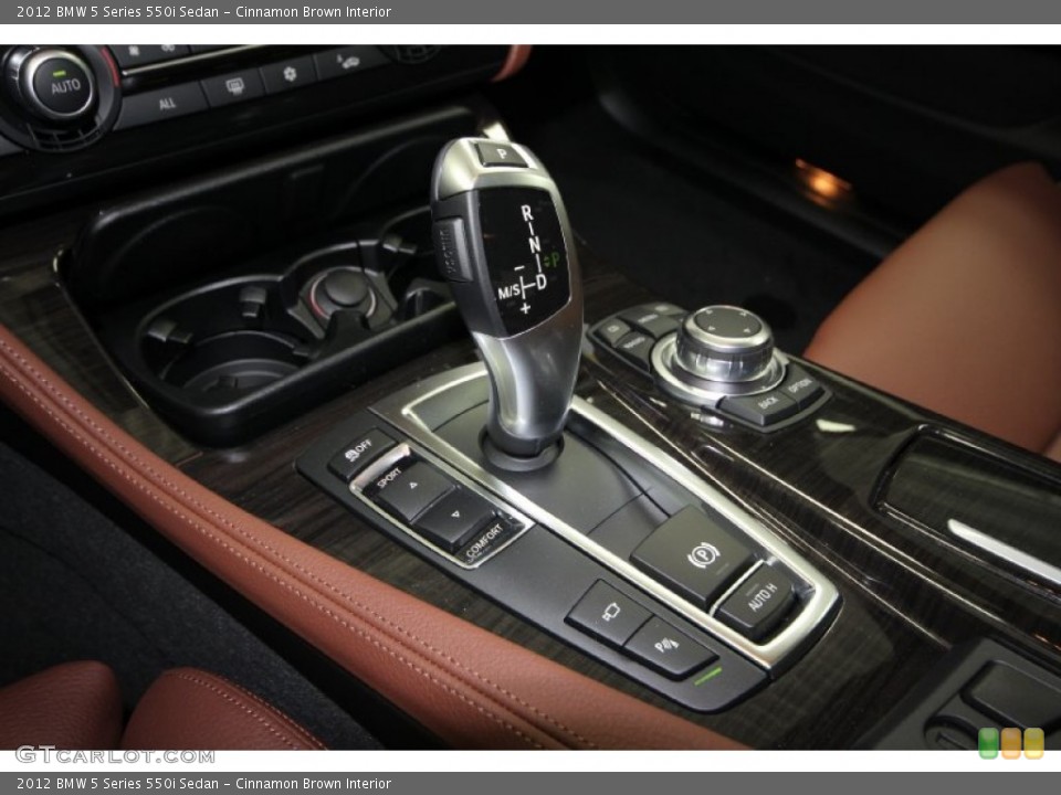 Cinnamon Brown Interior Transmission for the 2012 BMW 5 Series 550i Sedan #61847637