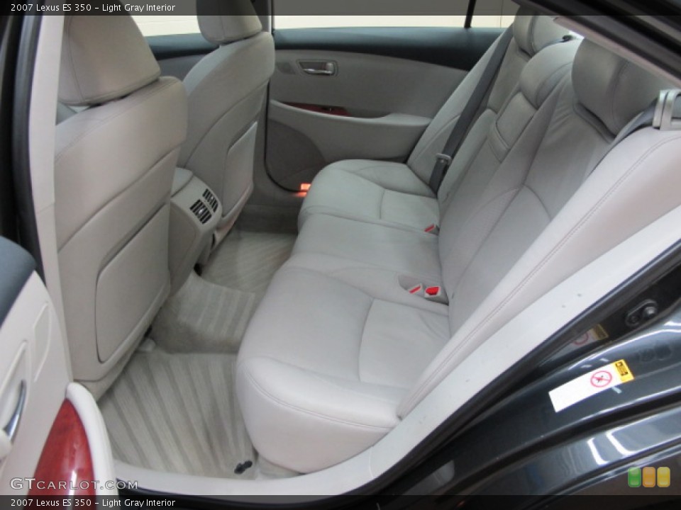Light Gray Interior Rear Seat for the 2007 Lexus ES 350 #61847640