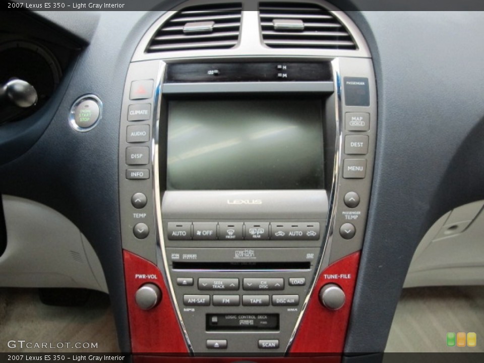 Light Gray Interior Controls for the 2007 Lexus ES 350 #61847736
