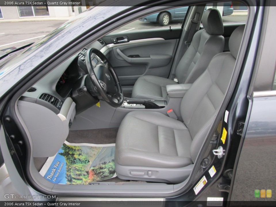 Quartz Gray Interior Front Seat for the 2006 Acura TSX Sedan #61849620