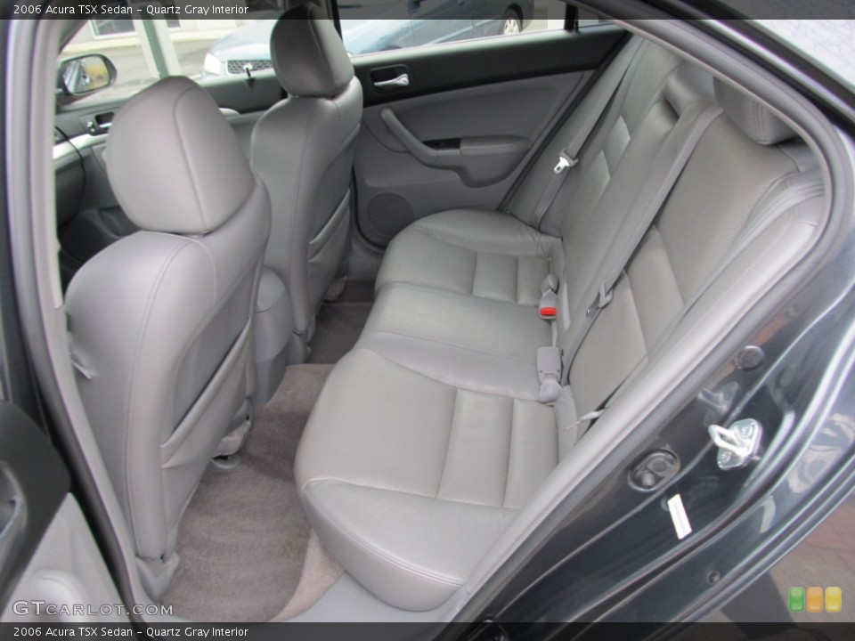 Quartz Gray Interior Rear Seat for the 2006 Acura TSX Sedan #61849629