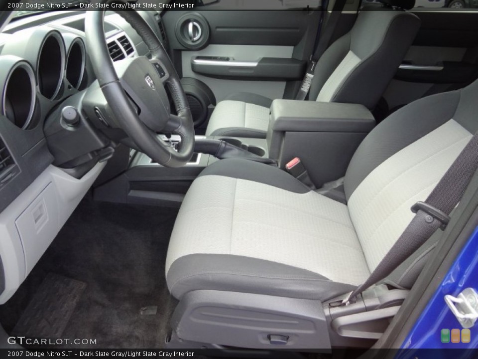 Dark Slate Gray/Light Slate Gray Interior Front Seat for the 2007 Dodge Nitro SLT #61849632