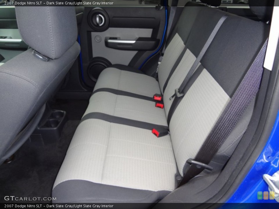 Dark Slate Gray/Light Slate Gray Interior Rear Seat for the 2007 Dodge Nitro SLT #61849639