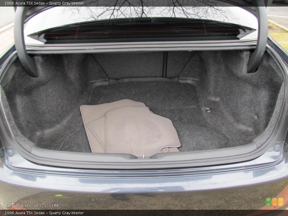 Quartz Gray Interior Trunk for the 2006 Acura TSX Sedan #61849640