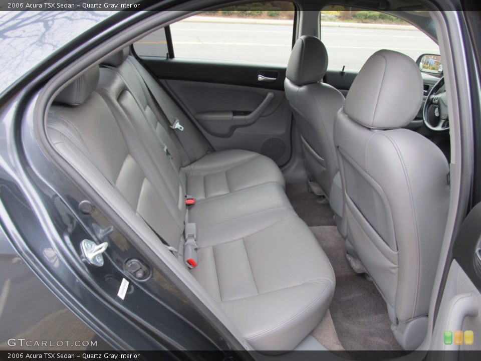 Quartz Gray Interior Rear Seat for the 2006 Acura TSX Sedan #61849650