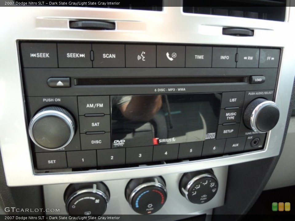 Dark Slate Gray/Light Slate Gray Interior Audio System for the 2007 Dodge Nitro SLT #61849758