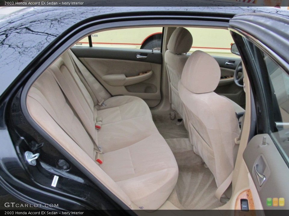 Ivory Interior Rear Seat for the 2003 Honda Accord EX Sedan #61850892