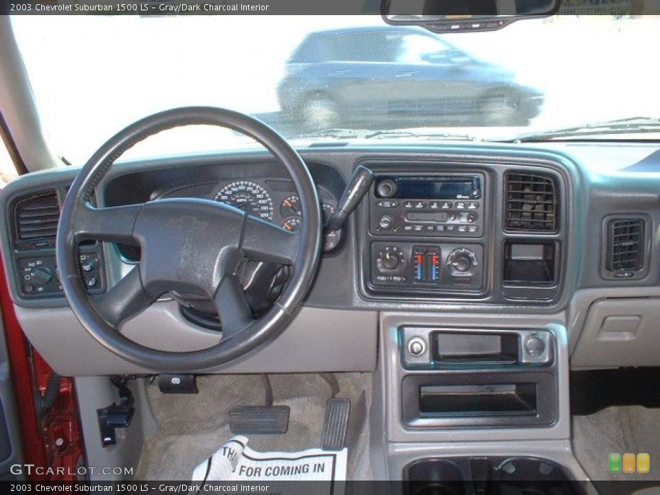 Gray/Dark Charcoal Interior Dashboard for the 2003 Chevrolet Suburban 1500 LS #61853674