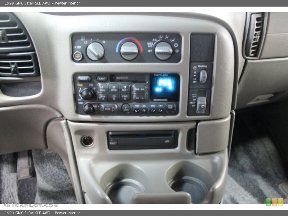Pewter Interior Controls for the 1999 GMC Safari SLE AWD #61855338