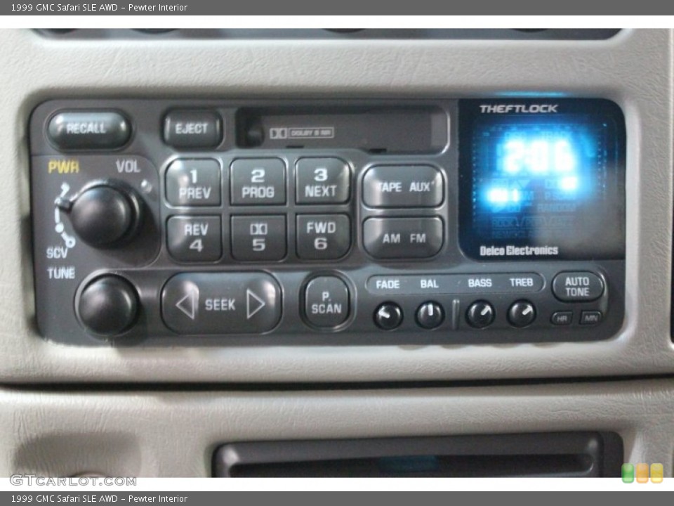 Pewter Interior Audio System for the 1999 GMC Safari SLE AWD #61855347