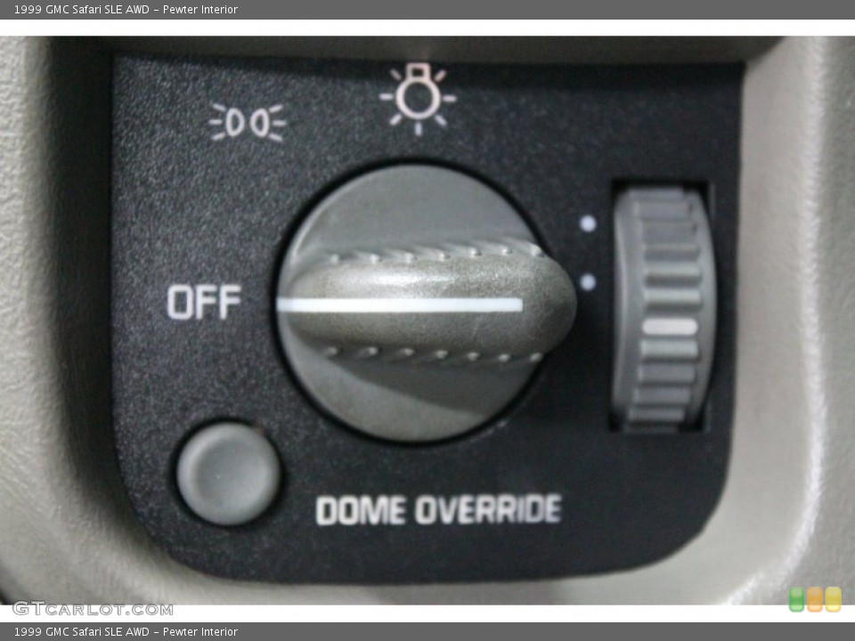 Pewter Interior Controls for the 1999 GMC Safari SLE AWD #61855383