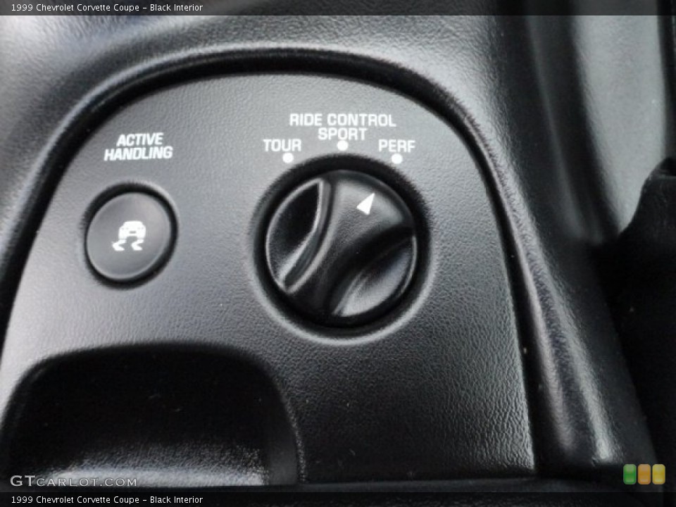 Black Interior Controls for the 1999 Chevrolet Corvette Coupe #61855422