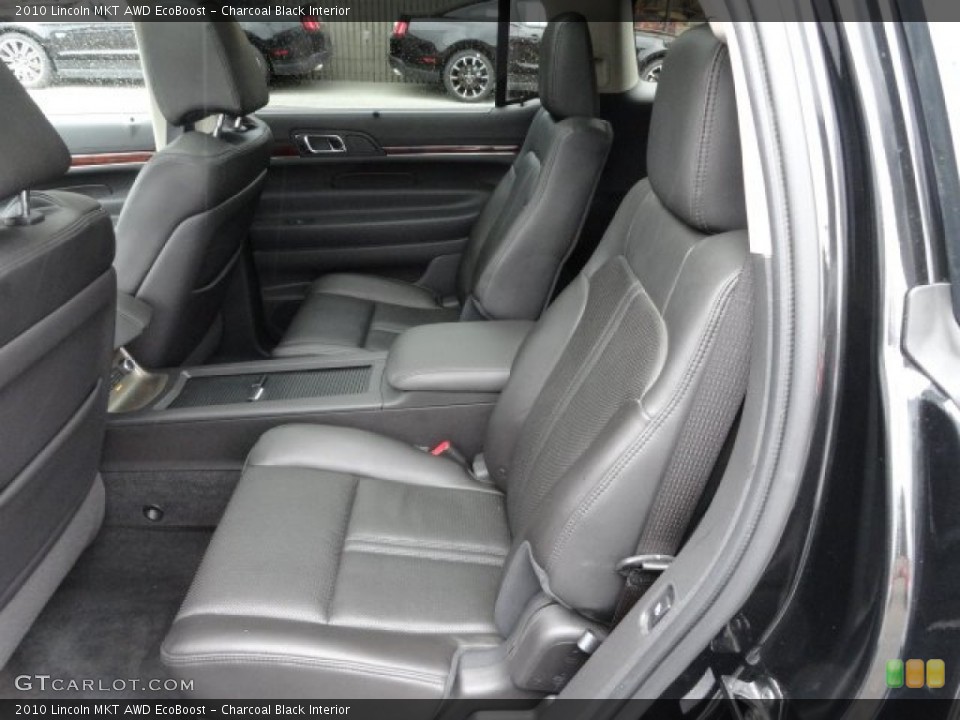 Charcoal Black Interior Rear Seat for the 2010 Lincoln MKT AWD EcoBoost #61856091