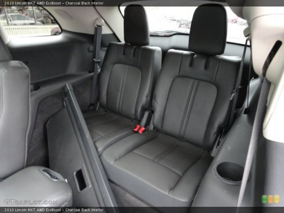 Charcoal Black Interior Rear Seat for the 2010 Lincoln MKT AWD EcoBoost #61856100