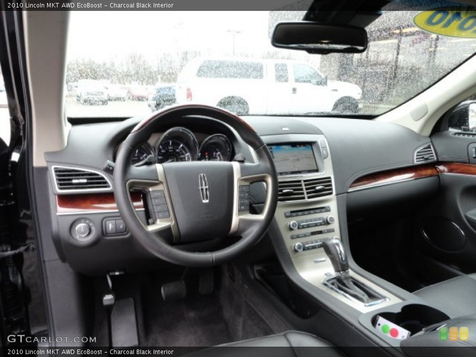 Charcoal Black Interior Dashboard for the 2010 Lincoln MKT AWD EcoBoost #61856109