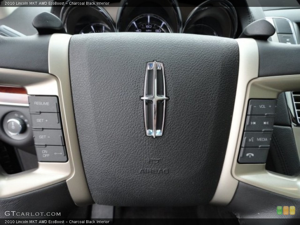 Charcoal Black Interior Controls for the 2010 Lincoln MKT AWD EcoBoost #61856136