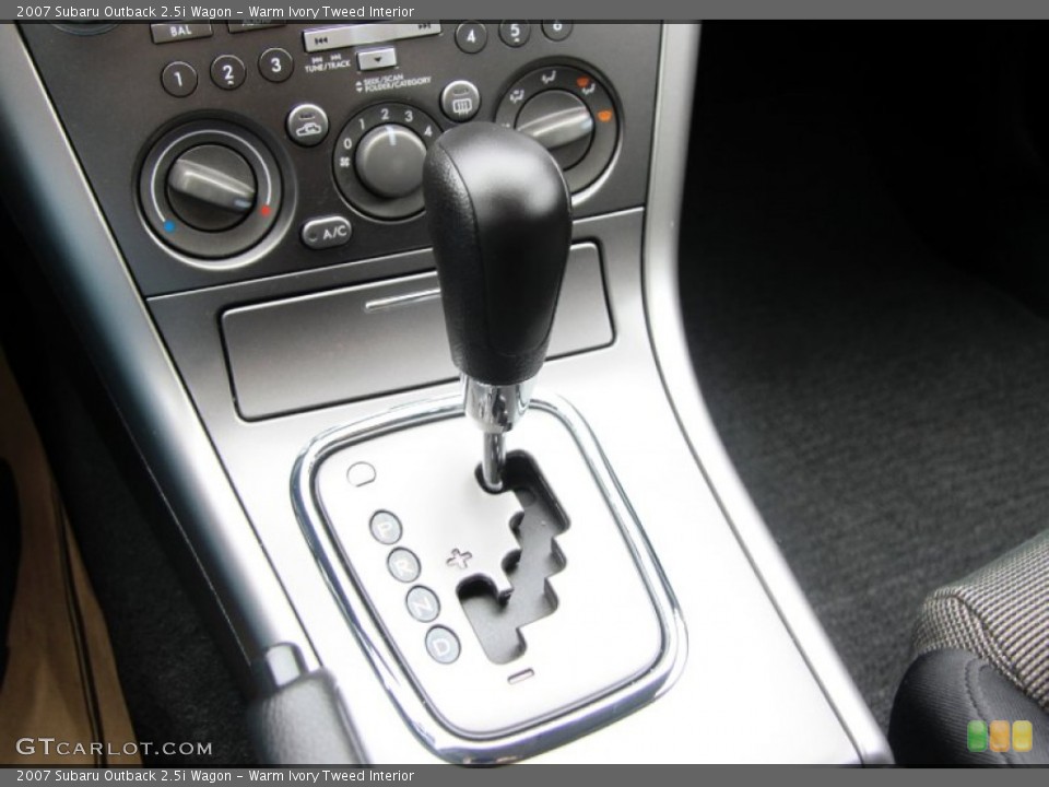 Warm Ivory Tweed Interior Transmission for the 2007 Subaru Outback 2.5i Wagon #61858890