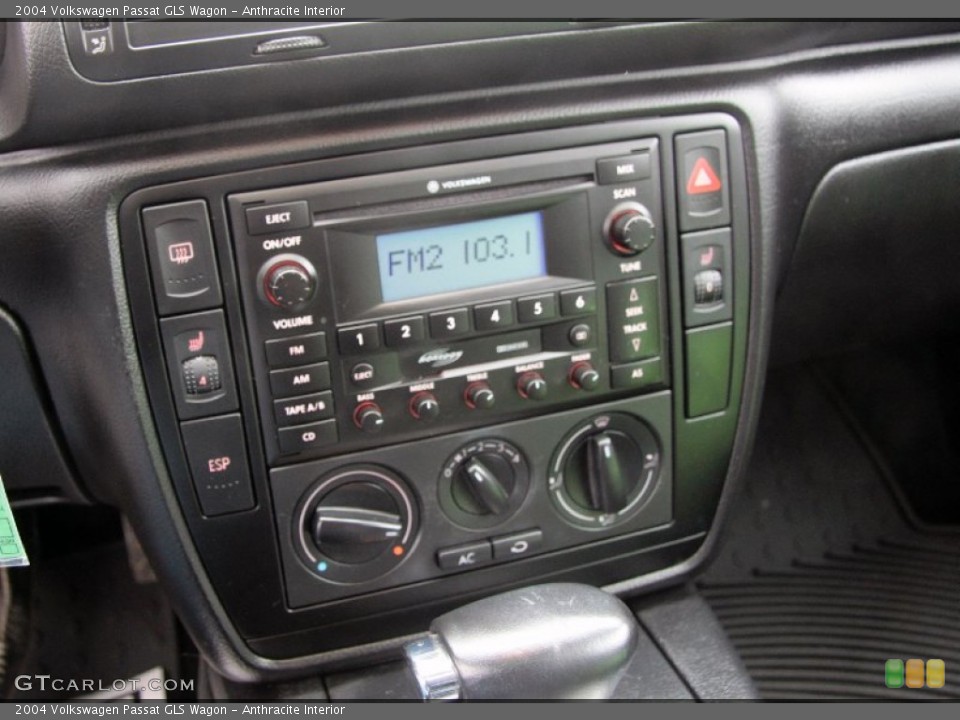 Anthracite Interior Controls for the 2004 Volkswagen Passat GLS Wagon #61859817