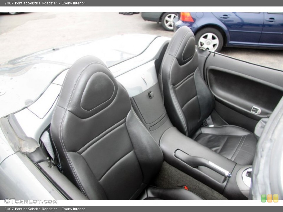 Ebony Interior Photo for the 2007 Pontiac Solstice Roadster #61860198