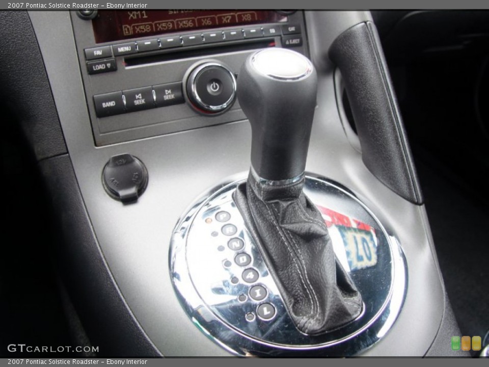 Ebony Interior Transmission for the 2007 Pontiac Solstice Roadster #61860324