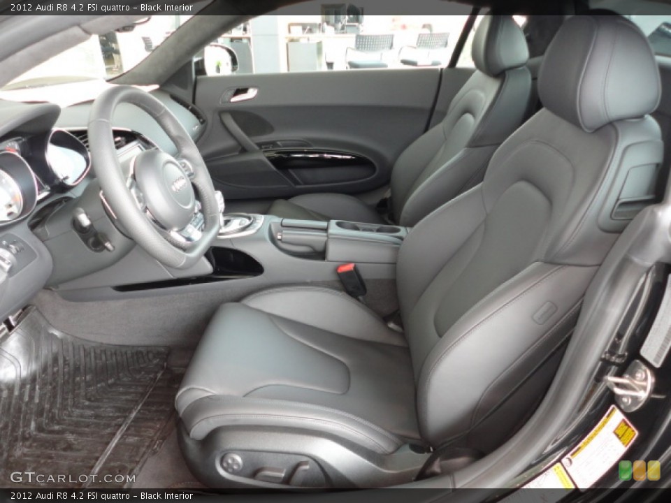 Black Interior Photo for the 2012 Audi R8 4.2 FSI quattro #61860365