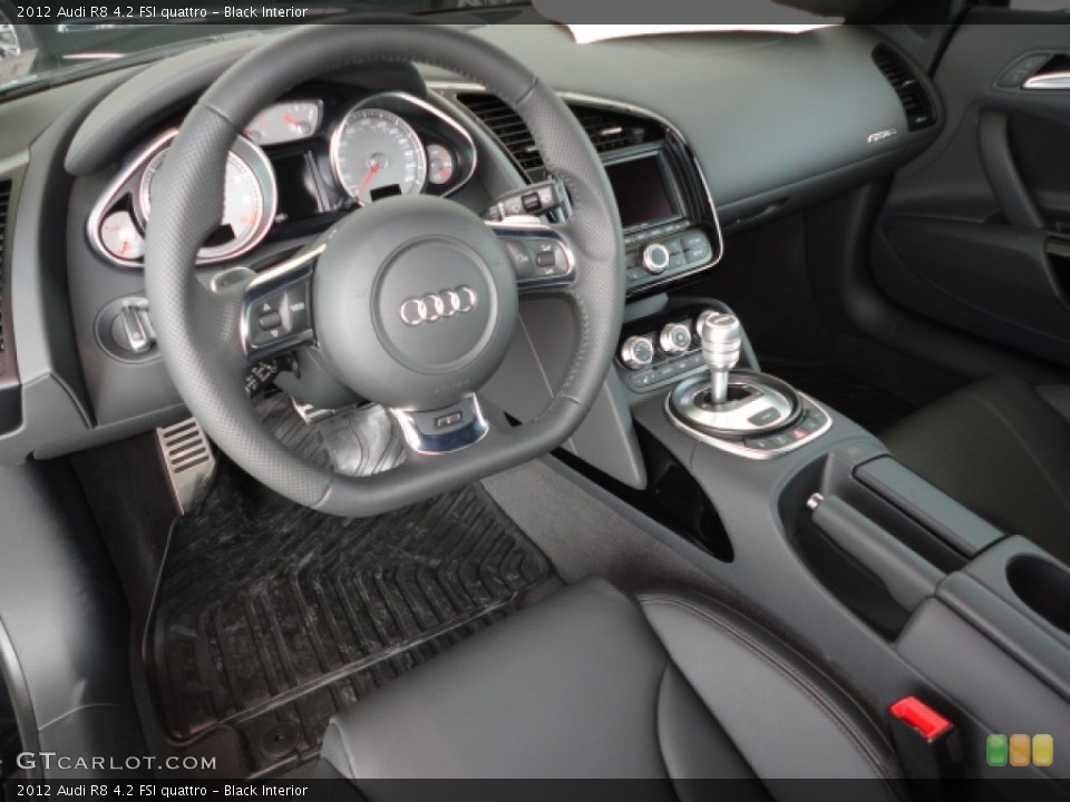 Black Interior Prime Interior for the 2012 Audi R8 4.2 FSI quattro #61860375