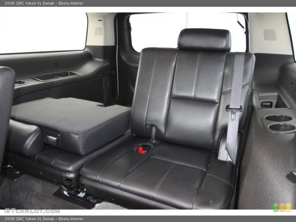 Ebony Interior Rear Seat for the 2008 GMC Yukon XL Denali #61861083