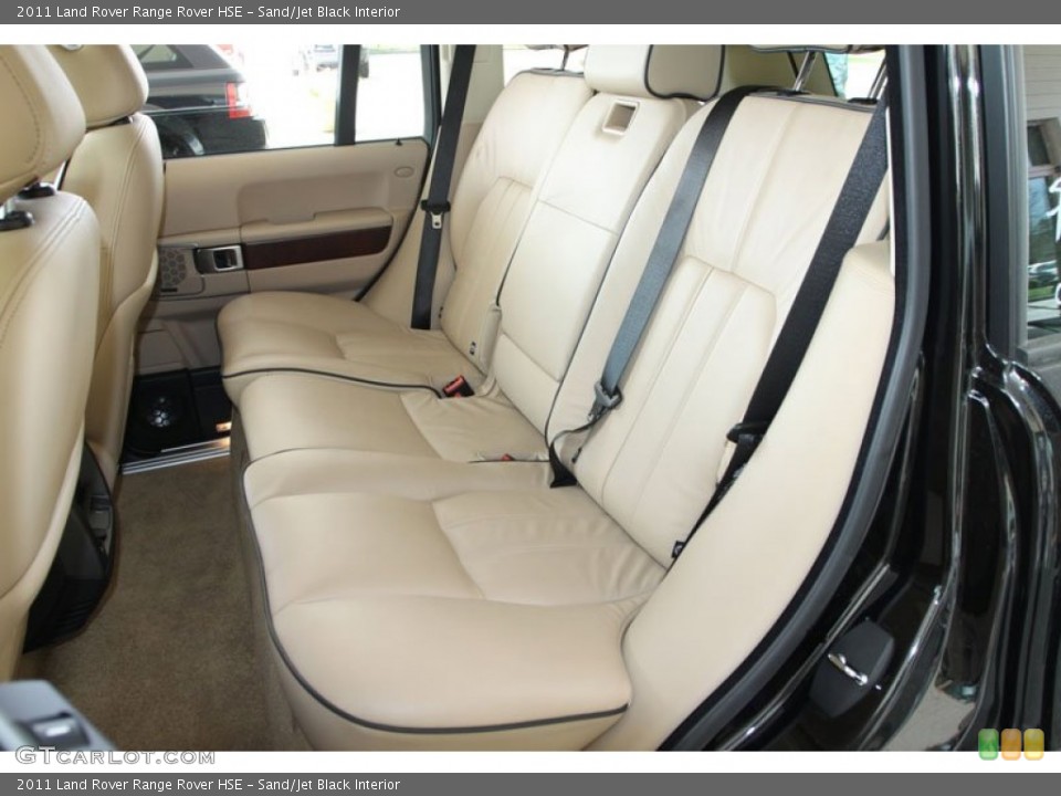Sand/Jet Black Interior Rear Seat for the 2011 Land Rover Range Rover HSE #61861230