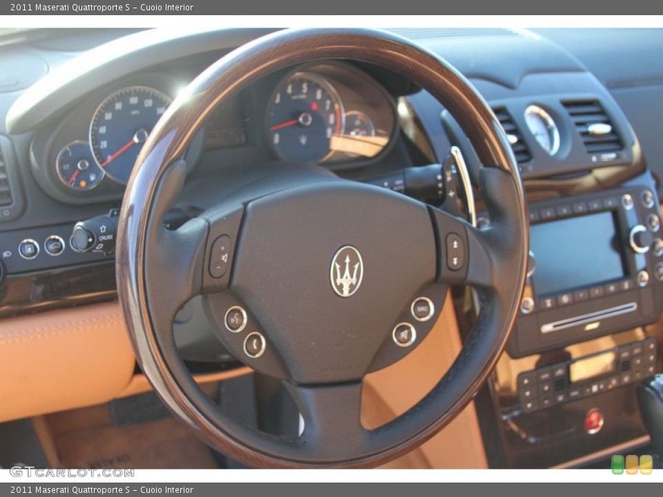Cuoio Interior Steering Wheel for the 2011 Maserati Quattroporte S #61861659