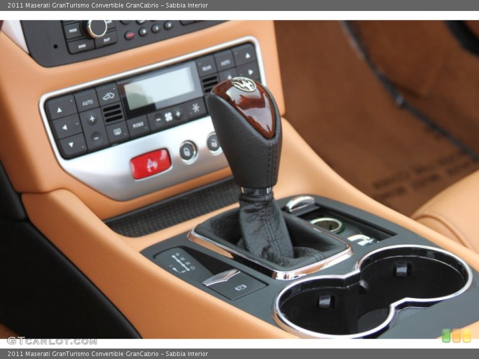 Sabbia Interior Transmission for the 2011 Maserati GranTurismo Convertible GranCabrio #61861755