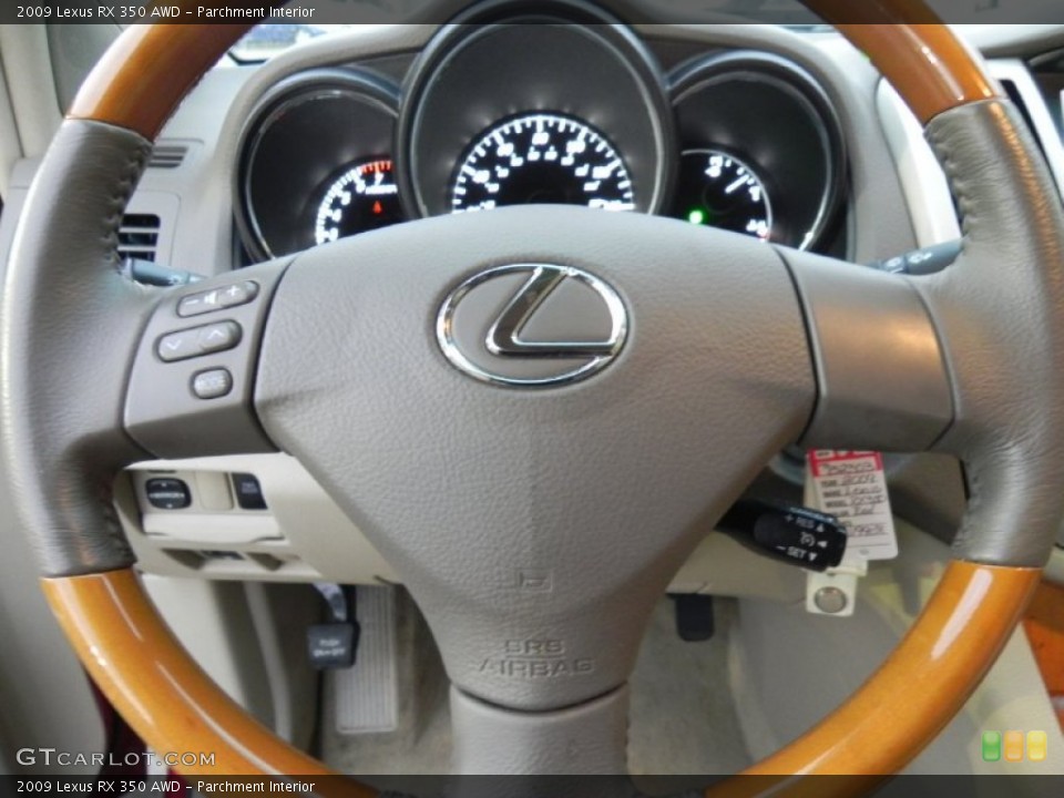 Parchment Interior Steering Wheel for the 2009 Lexus RX 350 AWD #61864446
